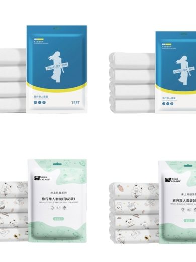 Disposable Bed Sheets Travel Set Bedding Cover for Hotel Non-woven Fabric