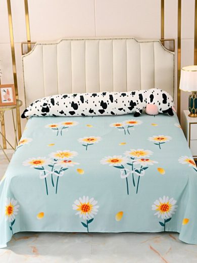 Frosted Aloe Cotton Single Piece Bed Sheet Pure Cotton Texture Student Dormitory Single Bed Sheet Home Bed Sheet - Image 3