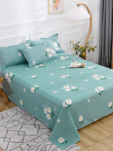 Frosted Aloe Cotton Single Piece Bed Sheet Pure Cotton Texture Student Dormitory Single Bed Sheet Home Bed Sheet - Image 2