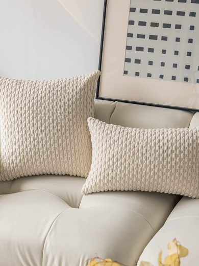 Thick Corduroy Cushion Cover 40×40 45×45 50x50cm Design Decorative Pillow Cover for Sofs Livingroom Pillowcase Bedroom Decor - Image 4
