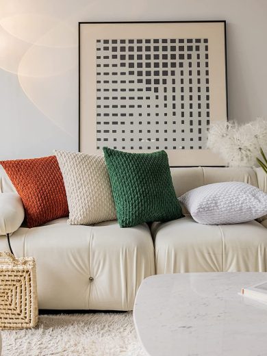 Thick Corduroy Cushion Cover 40×40 45×45 50x50cm Design Decorative Pillow Cover for Sofs Livingroom Pillowcase Bedroom Decor - Image 3