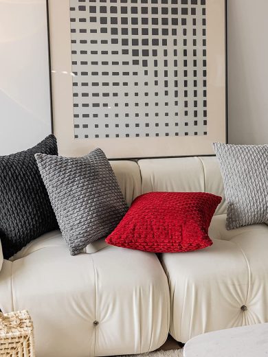 Thick Corduroy Cushion Cover 40×40 45×45 50x50cm Design Decorative Pillow Cover for Sofs Livingroom Pillowcase Bedroom Decor - Image 2