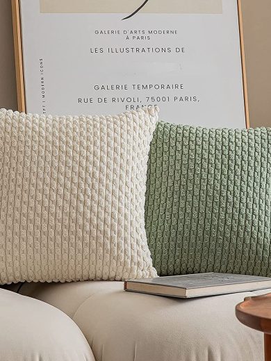 Thick Corduroy Cushion Cover 40×40 45×45 50x50cm Design Decorative Pillow Cover for Sofs Livingroom Pillowcase Bedroom Decor